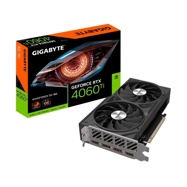 Gigabyte GeForce RTX 4060 Ti Windforce OC 16GB GDDR6 DLSS 3 128 Bit Ekran Kartı