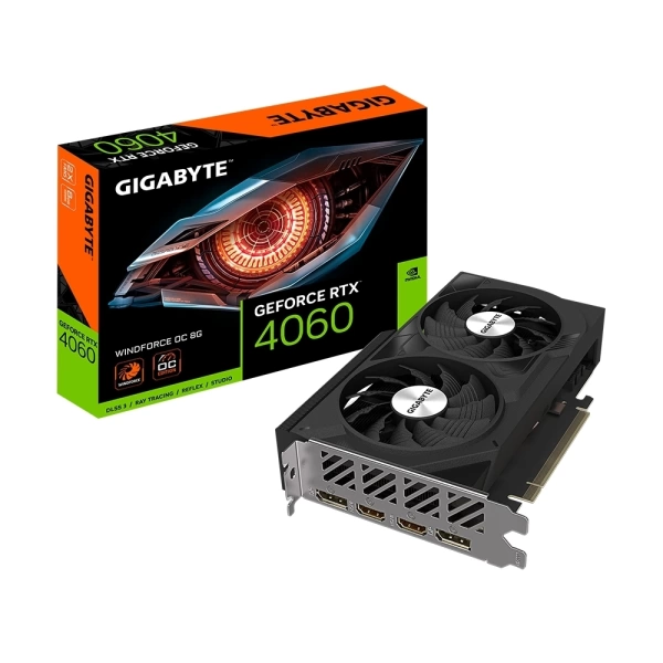 Gigabyte GeForce RTX 4060 Windforce OC 8GB GDDR6 DLSS 3 128 Bit Ekran Kartı