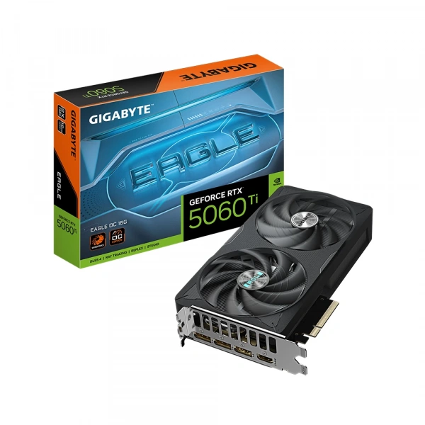 Gigabyte GeForce RTX 5060 Ti Eagle OC 16GB DLSS 4 128 Bit GDDR7 Ekran Kartı