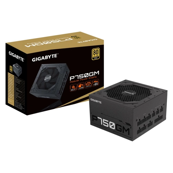 Gigabyte P750GM 750W 80+ Gold Tam modüler Güç Kaynağı