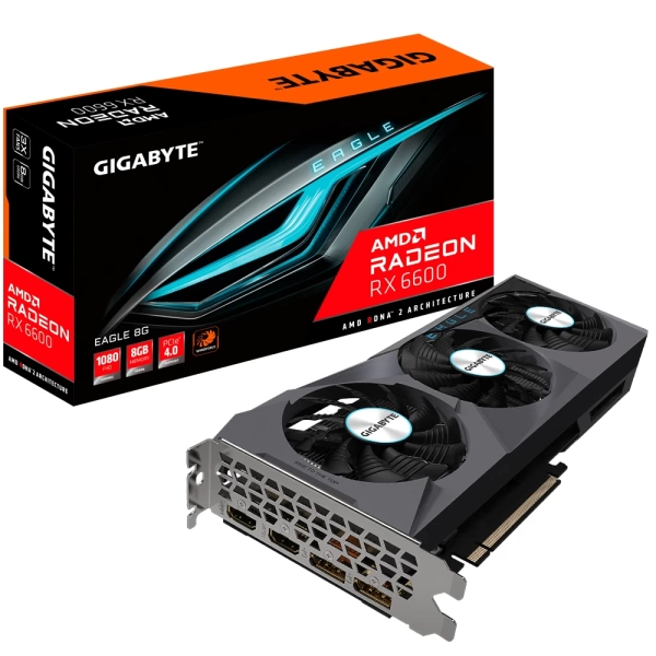 Gigabyte Radeon RX 6600 Eagle 8G 8GB GDDR6 128 Bit Ekran Kartı