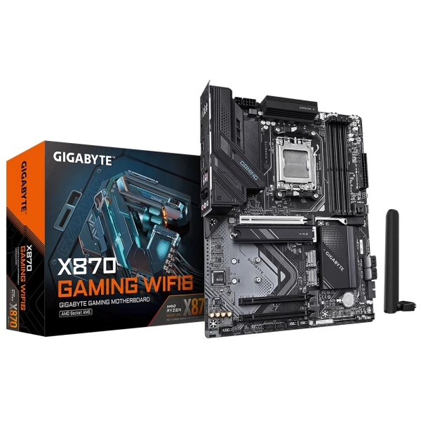 Gigabyte X870 Gaming WIFI 6 DDR5 8200MHz (OC) M.2 AM5 ATX Anakart