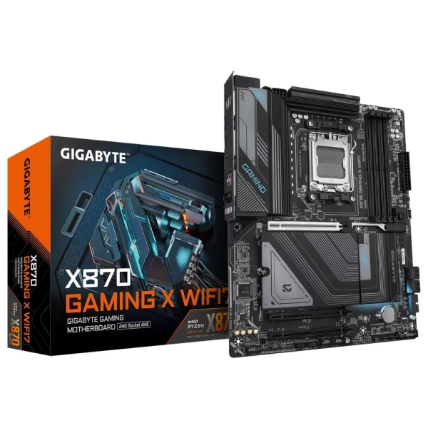 Gigabyte X870 Gaming X WiFi 7 DDR5 8000MHz (OC) RGB M.2 AM5 ATX Anakart