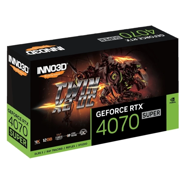 Inno3D GeForce RTX 4070 Super Twin x2 12GB 192 Bit GDDR6X Ekran Kartı