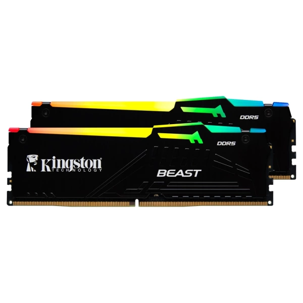 Kingston Beast RGB 32GB (2x16GB) 6400MHz CL32 DDR5 EXPO Bellek