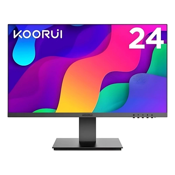 Koorui 23.8 24N1 IPS 5ms 75Hz HDMI, VGA VESA 1080p Gaming Siyah Monitör