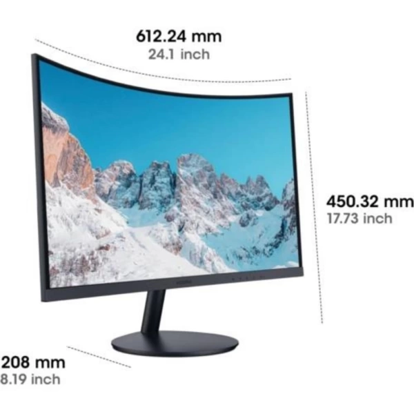 Koorui 27 27N5CA Curved VA Panel 5ms 75Hz HDMI, VGA 1500R 1080p FreeSync Siyah Monitör