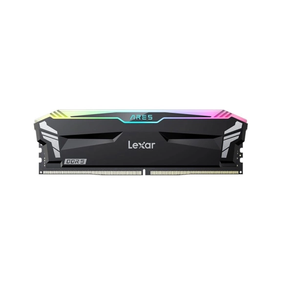 Lexar 32GB(2x16) Ares Black RGB 6400MHz CL32 DDR5  Bellek