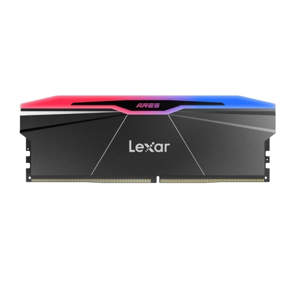 Lexar ARES 32GB (2x16GB) DDR5 6000MHz Siyah CL28 Siyah RGB Bellek (LD5U16G60C28BR-RGD)