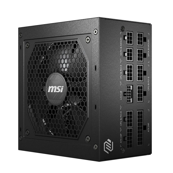 MSI MAG 750W A750GL 80+ Gold PCIe5.0 Tam Modüler Siyah Güç Kaynağı