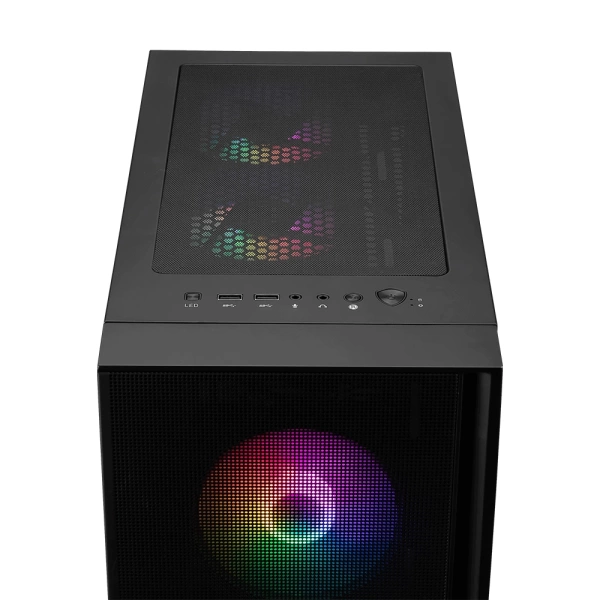 MSI MAG Forge 120A Temperli Cam Rainbow RGB ATX Mid Tower Kasa