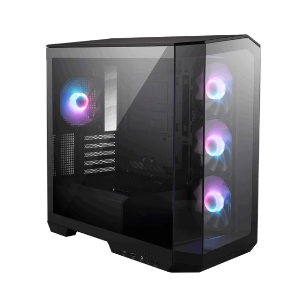 MSI MAG Pano M100R PZ Siyah RGB Temperli Cam mATX Mid Tower Gaming Kasa