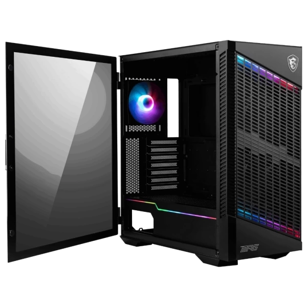 MSI MPG Velox 100P Airflow Temperli Cam RGB ATX Mid Tower Kasa