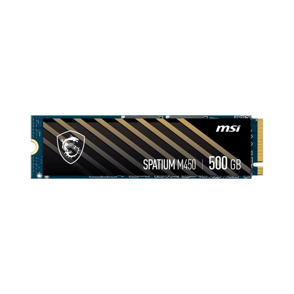 MSI Spatium M450 500GB NVMe Gen4 3600/3000MB/s M.2 SSD