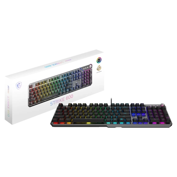 MSI Strike 600 Silent TR Kailh Hotswap Mekanik Kablolu Gaming Klavye