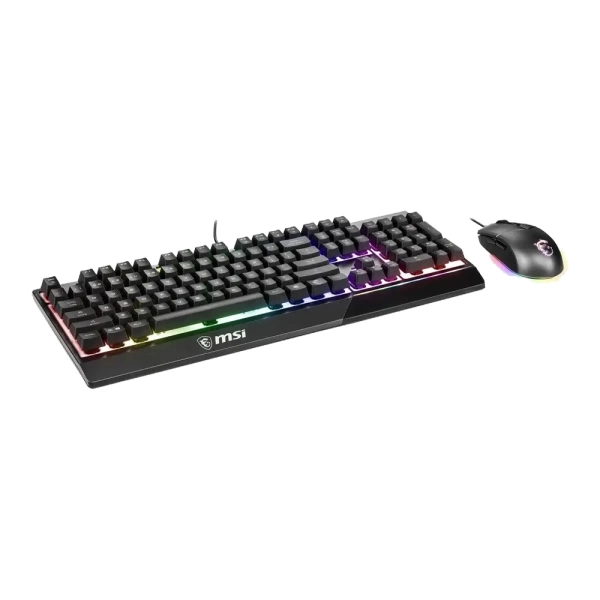 MSI Vigor GK30 Combo RGB + Clutch GM11 Siyah Gaming Klavye Mouse Set