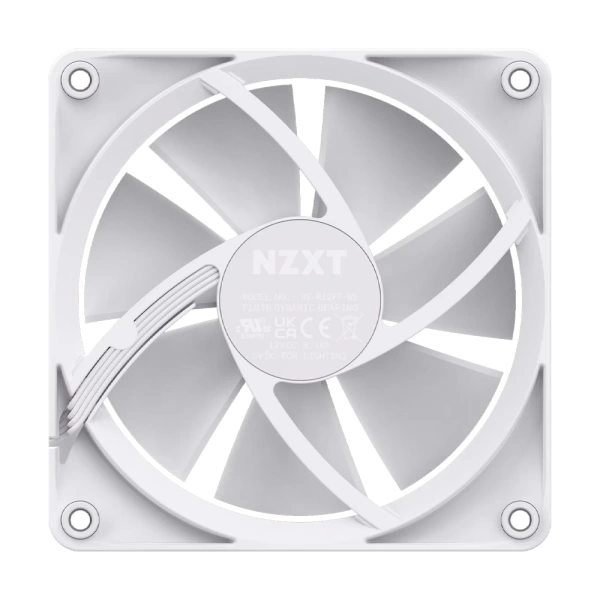 NZXT F120 RGB Beyaz 120mm Kasa Fanı