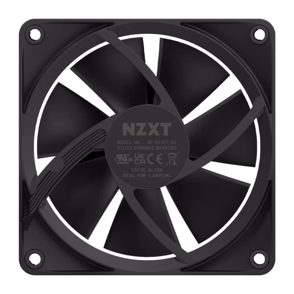 NZXT F120 RGB Siyah 120mm Kasa Fanı
