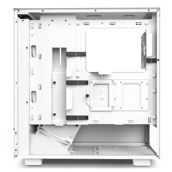 NZXT H5 Flow Edition Beyaz Temperli Cam USB 3.2 ATX Mid Tower Kasa