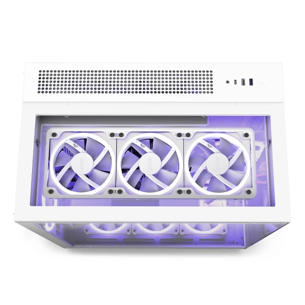 NZXT H9 Elite Beyaz Temperli Cam USB 3.2 ATX Mid Tower Kasa