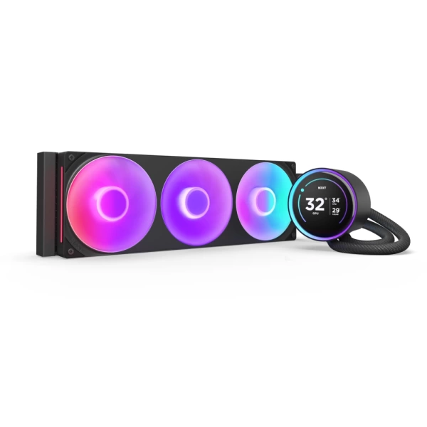 NZXT Kraken Elite RGB Siyah IPS LCD 360 mm Intel-AMD Uyumlu Sıvı Soğutucu