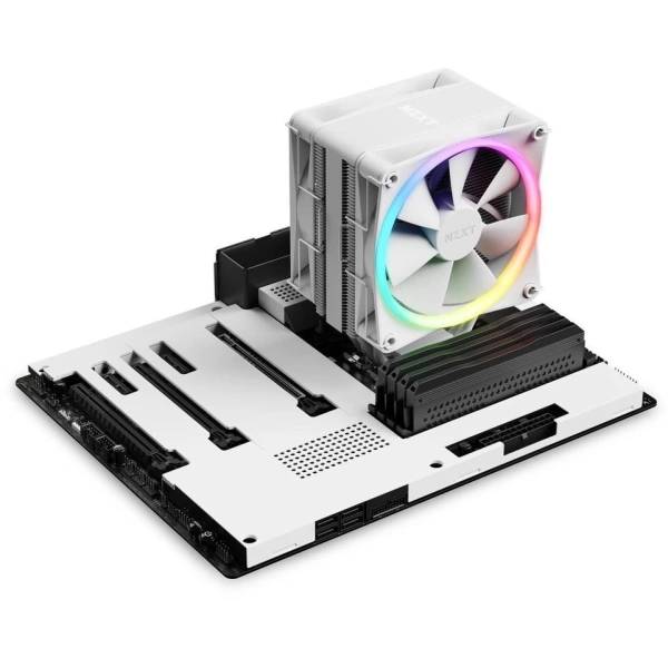 NZXT T120 White RGB 120mm Intel-AMD Uyumlu Hava Soğutucu