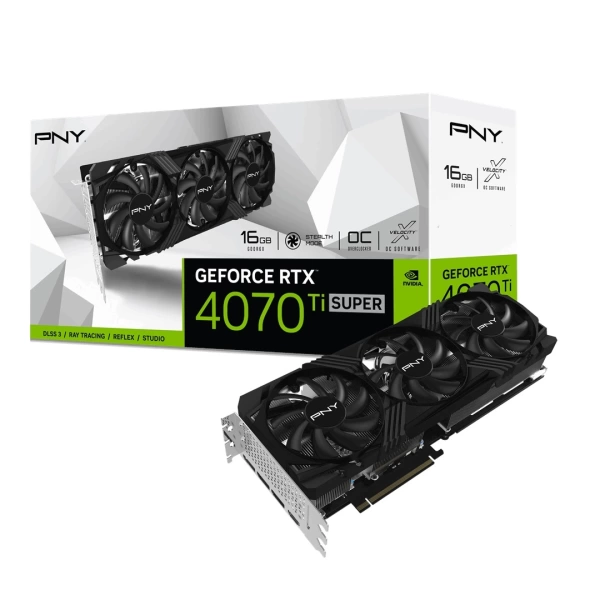 PNY GeForce RTX 4070 Ti Super VERTO OC 16GB GDDR6X 256 Bit Ekran Kartı