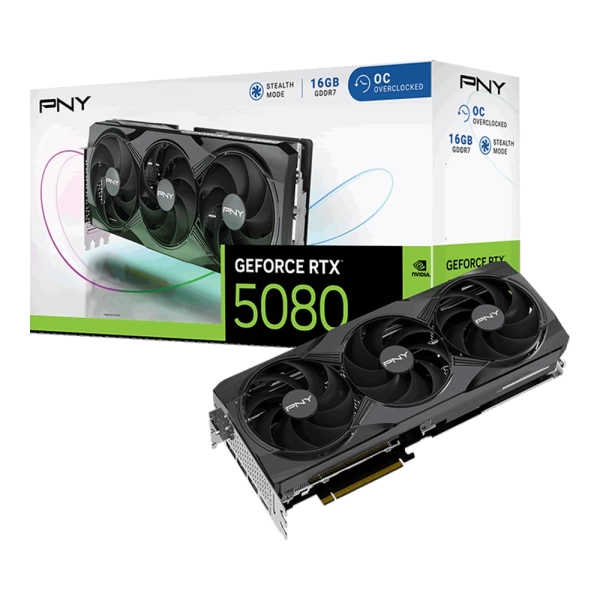 PNY GeForce RTX 5080 OC 16GB DLSS 4 256 Bit GDDR7 Ekran Kartı