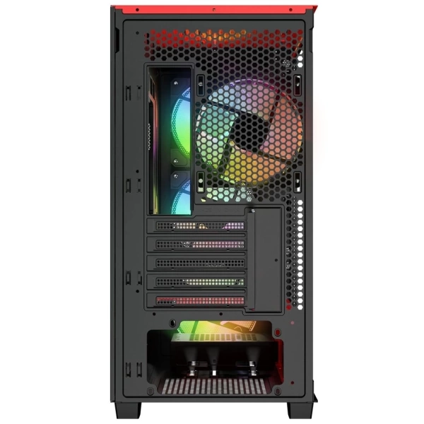 Rampage BLAZE Mesh Temperli Camlı Siyah 4* 12cm ARGB Fan M-ATX Mid-T Gaming Oyuncu Kasası