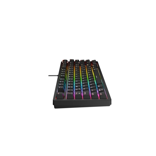 Rampage ENIGMA 75 Siyah USB RGB Aydınlatmalı Red Switch Tam Türkçe 1800 Kompakt Dizilim Gaming Mekanik Klavye