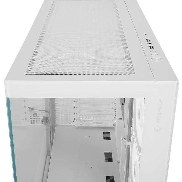 Rampage HYDRA V1 WHITE Type-C+USB3.0+USB2.0 E-ATX Exclusive Gaming Kasa