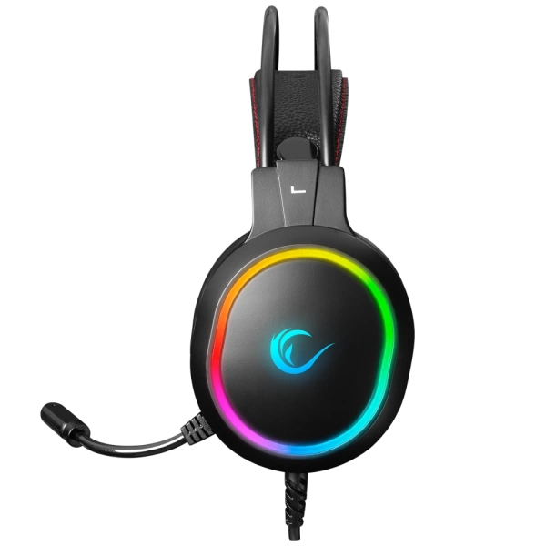 Rampage RM-K12 MANLY Siyah 7.1 Usb Surround RGB Işık Efektli Gaming Oyuncu Mikrofonlu Kulaklık