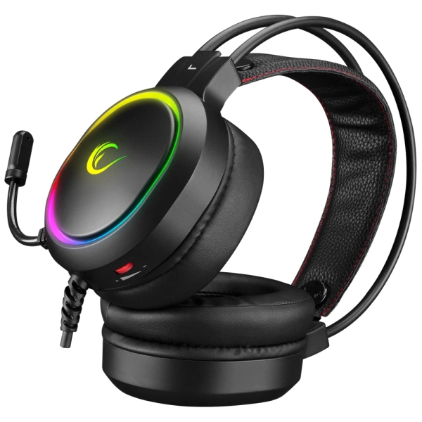 Rampage RM-K12 MANLY Siyah 7.1 Usb Surround RGB Işık Efektli Gaming Oyuncu Mikrofonlu Kulaklık