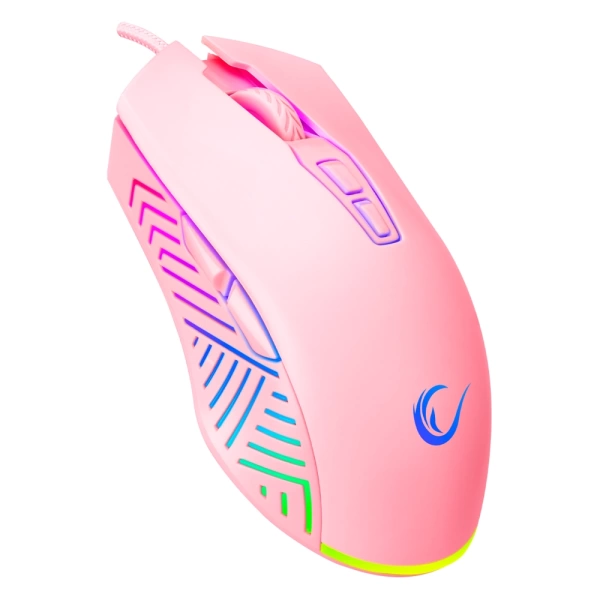 Rampage SMX-G68 SPEAR Full RGB 7200DPI Pembe7D 7D Makrolu Gaming Oyuncu Mouse