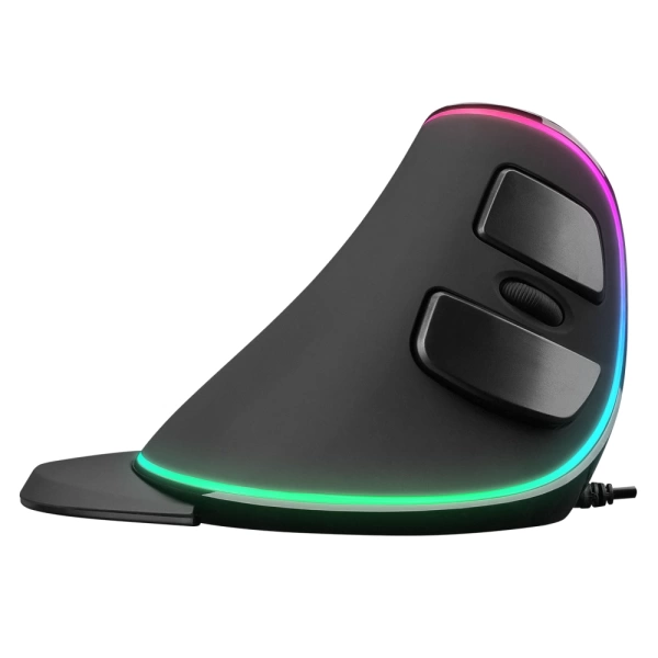 Rampage SMX-R618 TERRIFIC Siyah RGB Efektli 4000dp 6 Tuşlu Ergonomik Mouse