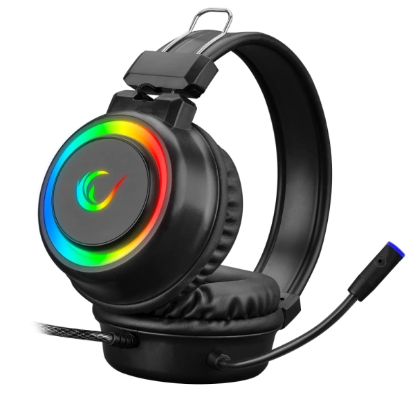 Rampage SN-R10 ALQUIST Siyah 3,5mm RGB Gaming Oyuncu Mikrofonlu Kulaklık