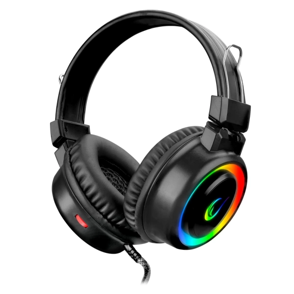 Rampage SN-R10 ALQUIST Siyah 3,5mm RGB Gaming Oyuncu Mikrofonlu Kulaklık