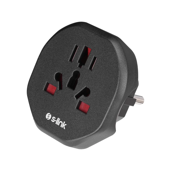 S-link SW-KC019 Universal - Türk Çevirici Priz Adaptör