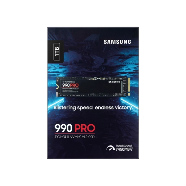 Samsung 990 PRO 1TB NVMe Gen4 7450/6900MB/s M.2 SSD