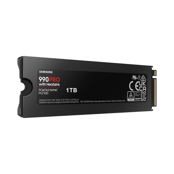 Samsung 990 PRO Soğutuculu 1TB NVMe Gen4 7450/6900MB/s M.2 SSD