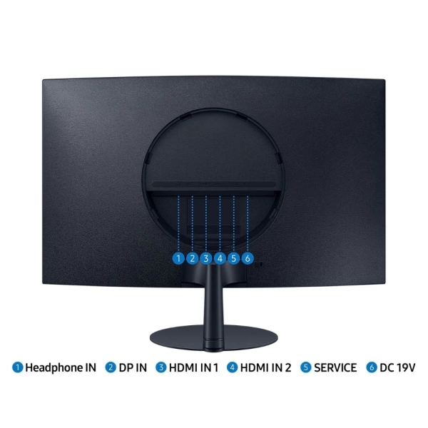 Samsung S3 LS27C390EAUXUF 27 FHD 75Hz 4ms FreeSync Essential Kavisli Monitör Siyah