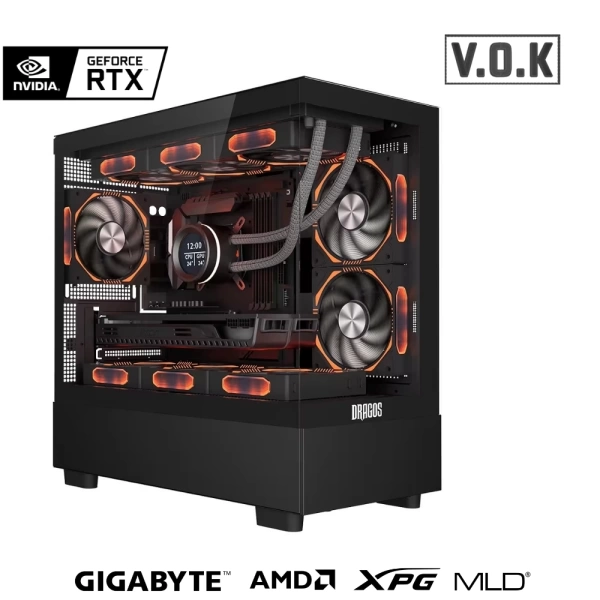 VOK SERIES V1 Ryzen 5 5600 16GB DDR4 500GB NVMe GeForce RTX4060 Gaming Hazır Sistem