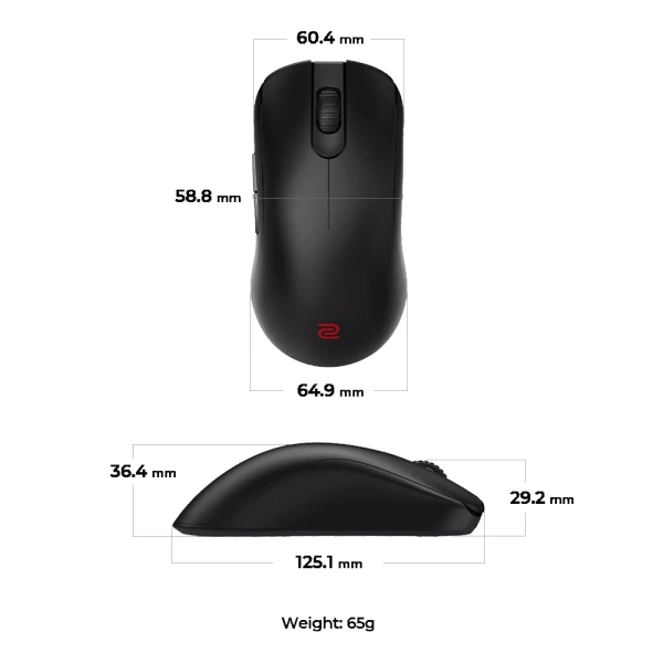 Zowie FK2-DW 4000Hz Kablosuz Gaming Mouse