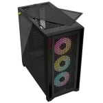 Corsair iCUE 4000D RGB AIRFLOW 850W 80+ GOLD ATX 3.0 Tempered Glass Siyah ATX Mid Tower Kasa