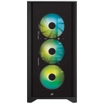 Corsair iCUE 4000X RGB 750W 80+ Bronze Tempered Glass Siyah Mid Tower Kasa