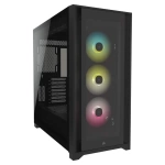 Corsair iCUE 4000X RGB 750W 80+ Bronze Tempered Glass Siyah Mid Tower Kasa