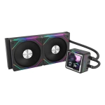 Dragos AquaForge 240 Black ARGB LCD 240mm Intel-AMD Uyumlu Sıvı Soğutucu