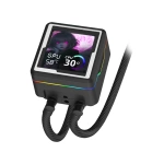 Dragos AquaForge 240 Black ARGB LCD 240mm Intel-AMD Uyumlu Sıvı Soğutucu