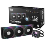 Dragos AquaForge 360 Black ARGB LCD 360mm Intel-AMD Uyumlu Sıvı Soğutucu