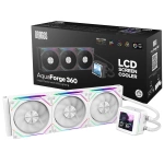 Dragos AquaForge 360 White ARGB LCD 360mm Intel-AMD Uyumlu Sıvı Soğutucu